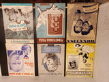6 Vtg Sheet Music Items-Bing Crosby-Bob Hope-Dick Powell-Alan Ladd-Wanda Hendrix
