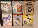 6 Vtg Sheet Music Items-Bing Crosby-Bob Hope-Dick Powell-Alan Ladd-Wanda Hendrix