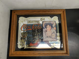 Vintage Coca-Cola Mirror Sign Delicious 5 cent Relieves Fatigue Condition Mint!!