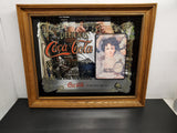 Vintage Coca-Cola Mirror Sign Delicious 5 cent Relieves Fatigue Condition Mint!!