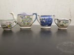 Vintage 24 Piece Made in Japan Miniature Ceramic Floral Tea Cup Set W/ Saucers