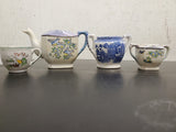 Vintage 24 Piece Made in Japan Miniature Ceramic Floral Tea Cup Set W/ Saucers