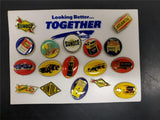 Vintage Collection 17 Sunoco Pins-Looking Better...Together Sunoco-VF Condition!