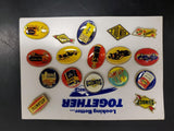 Vintage Collection 17 Sunoco Pins-Looking Better...Together Sunoco-VF Condition!