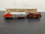 Vtg Life Like Trains Santa Fe Locomotive & A.T. & S.F. Caboose7785 Loco Alco FA1