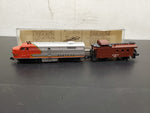 Vtg Life Like Trains Santa Fe Locomotive & A.T. & S.F. Caboose7785 Loco Alco FA1