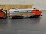 Vtg Life Like Trains Santa Fe Locomotive & A.T. & S.F. Caboose7785 Loco Alco FA1