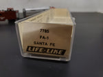 Vtg Life Like Trains Santa Fe Locomotive & A.T. & S.F. Caboose7785 Loco Alco FA1