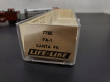 Vtg Life Like Trains Santa Fe Locomotive & A.T. & S.F. Caboose7785 Loco Alco FA1