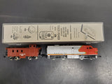 Vtg Life Like Trains Santa Fe Locomotive & A.T. & S.F. Caboose7785 Loco Alco FA1