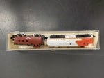 Vtg Life Like Trains Santa Fe Locomotive & A.T. & S.F. Caboose7785 Loco Alco FA1