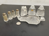 Vtg Collection of 8 Bohemia Glass Made in Czechoslovakia Pieces-Miscellaneous