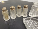 Vtg Collection of 8 Bohemia Glass Made in Czechoslovakia Pieces-Miscellaneous