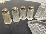 Vtg Collection of 8 Bohemia Glass Made in Czechoslovakia Pieces-Miscellaneous