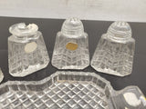 Vtg Collection of 8 Bohemia Glass Made in Czechoslovakia Pieces-Miscellaneous