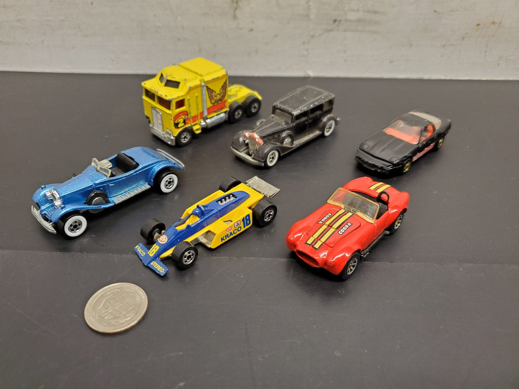 6 Vtg 1982 Hot Wheels Mattel Cars '34 Packard Vette Cobra F1 Rolls Roy –  cyclewarehouse.online