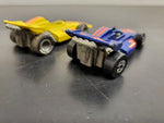 Vtg Set of 1973 Hot Wheels Indy Cars #2 -1:64 Diecast Car-Malaysia Blue & Yellow