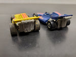 Vtg Set of 1973 Hot Wheels Indy Cars #2 -1:64 Diecast Car-Malaysia Blue & Yellow
