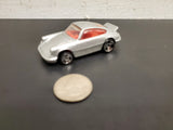 Hot Wheels Mattel Porsche Carrera Malaysia Silver Flake Paint Unmarked Year Nice
