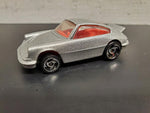 Hot Wheels Mattel Porsche Carrera Malaysia Silver Flake Paint Unmarked Year Nice
