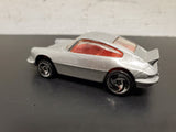 Hot Wheels Mattel Porsche Carrera Malaysia Silver Flake Paint Unmarked Year Nice