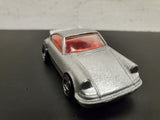 Hot Wheels Mattel Porsche Carrera Malaysia Silver Flake Paint Unmarked Year Nice