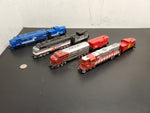 Life Like HO Scale Model Trains + Caboose Santa Fe 3560, Nascar, Conrail 1639VF