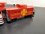 Life Like HO Scale Model Trains + Caboose Santa Fe 3560, Nascar, Conrail 1639VF
