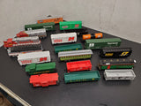 20 Piece Lot of Life Like Bachmann HO Scale Model Trains Locomotives Freight Car