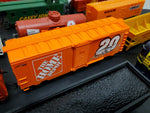 34 Piece Like Like Bachmann HO Scale Model Trains Locos Freight Cars Box Caboose