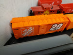 34 Piece Like Like Bachmann HO Scale Model Trains Locos Freight Cars Box Caboose