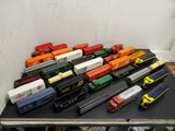 34 Piece Like Like Bachmann HO Scale Model Trains Locos Freight Cars Box Caboose