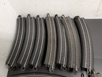 Bachmann HO Train EZ-Track 18"R 30 Degree Track (40 Pieces) 3 Straights 1 Switch