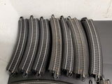Bachmann HO Train EZ-Track 18"R 30 Degree Track (40 Pieces) 3 Straights 1 Switch