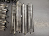 Bachmann HO Train EZ-Track 18"R 30 Degree Track (40 Pieces) 3 Straights 1 Switch