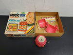Vintage 1968 Remco Music Box Flower Craft W/ Real Music Box-Decorative Music Box