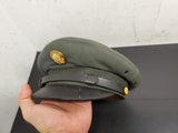 Vtg Defense Supply Agency 1968 Wool Sergeant Service Cap Military Army Navy Nice