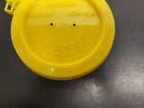 Vtg 70's Walt Disney "Mickey Mouse Club" Yellow Plastic Aladdin Thermo Bottle VF