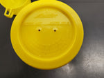 Vtg 70's Walt Disney "Mickey Mouse Club" Yellow Plastic Aladdin Thermo Bottle VF