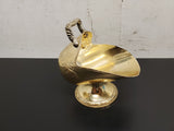 Vintage Silver-Plated Sugar Cube Holder/Server Scuttle Tarnish-Resistant Japan