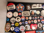 Rare Political Button Collection-Nixon Kennedy Reagan Clinton Carter & Many More