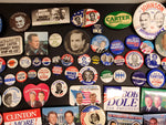 Rare Political Button Collection-Nixon Kennedy Reagan Clinton Carter & Many More