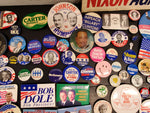Rare Political Button Collection-Nixon Kennedy Reagan Clinton Carter & Many More