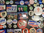 Rare Political Button Collection-Nixon Kennedy Reagan Clinton Carter & Many More