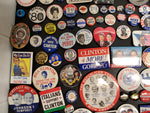 Rare Political Button Collection-Nixon Kennedy Reagan Clinton Carter & Many More