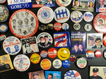 Rare Political Button Collection-Nixon Kennedy Reagan Clinton Carter & Many More