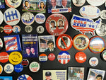 Rare Political Button Collection-Nixon Kennedy Reagan Clinton Carter & Many More