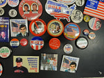 Rare Political Button Collection-Nixon Kennedy Reagan Clinton Carter & Many More