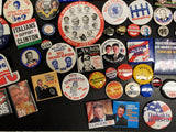 Rare Political Button Collection-Nixon Kennedy Reagan Clinton Carter & Many More