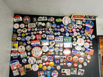 Rare Political Button Collection-Nixon Kennedy Reagan Clinton Carter & Many More
